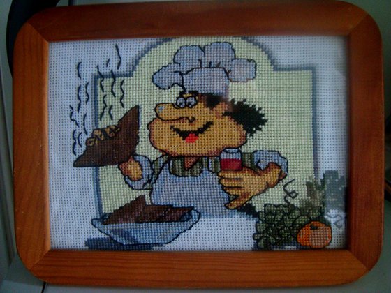 Работа «один из серии "кулинарный поединок"»