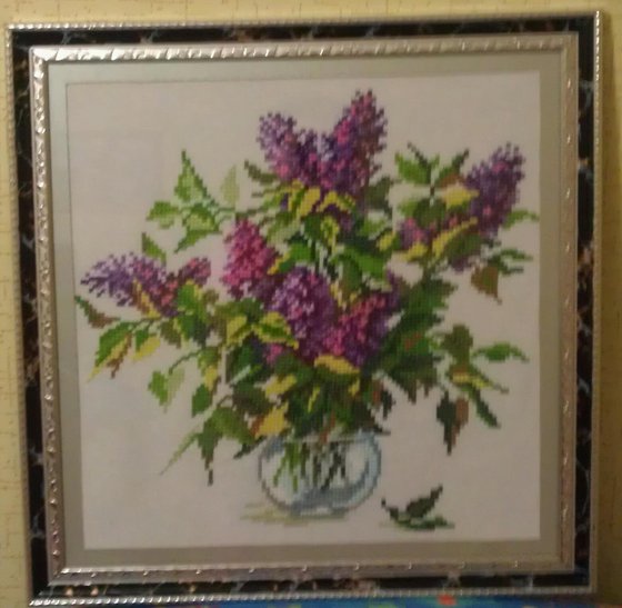 Работа «Сирень»