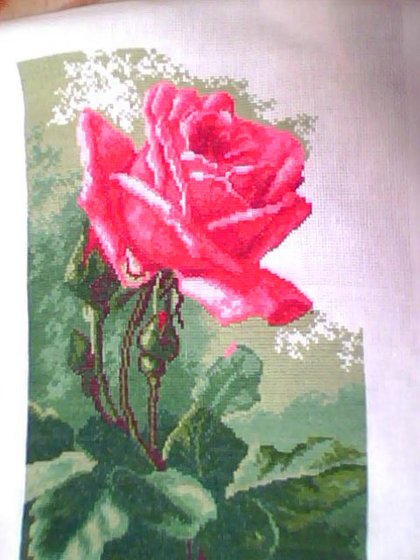 Работа «красная роза»