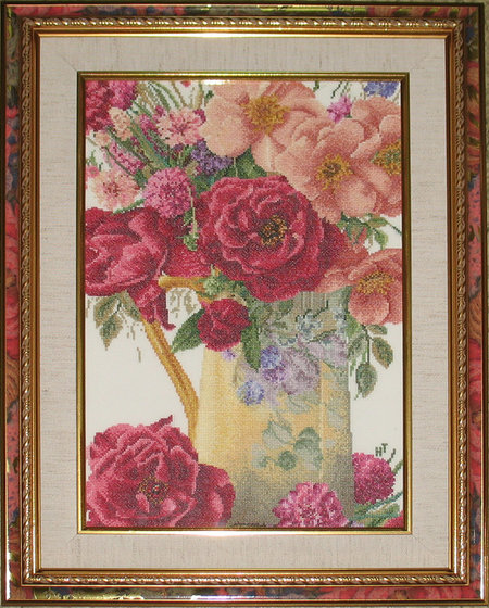 Работа «Кувшин с розами.»