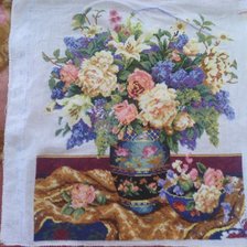 Работа «ваза с цветами»