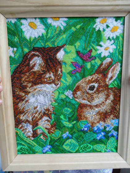 Работа «кіт і кролик»