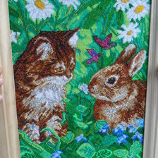 Работа «кіт і кролик»