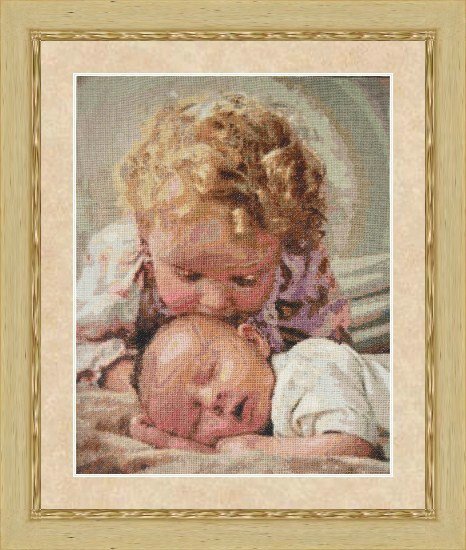 Работа «Вот мои малыши,рамка пока виртуальная ))))))»