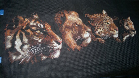 Работа «Кошачье семейство»