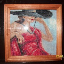 Работа «ДАМА В ШЛЯПЕ»