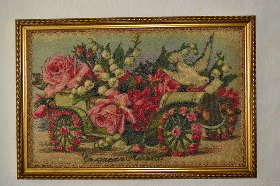 Работа «цветочная тележка»