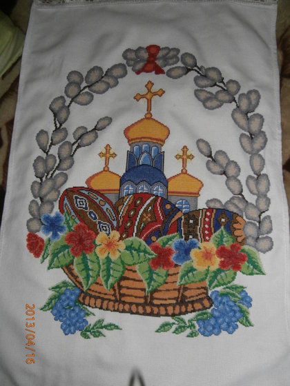 Работа «пасхальный рушник»