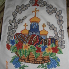 Работа «пасхальный рушник»