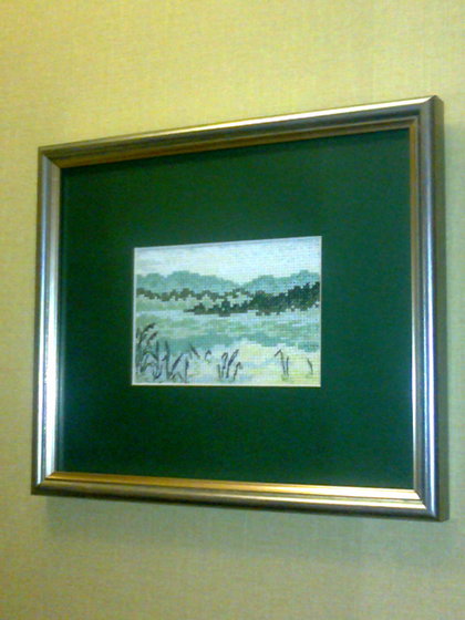 Работа «Горное озеро»