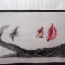 Работа «Лицо-птицы»