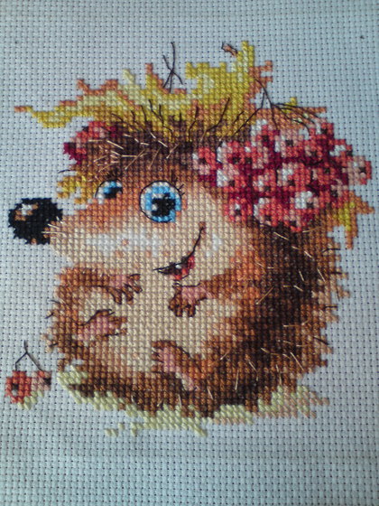 Работа «осенний ёж»