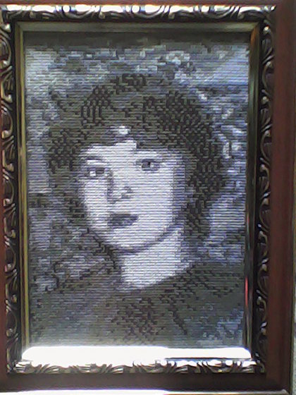 Работа «портрет мамы»