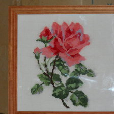 Работа «НЕЖНАЯ РОЗА»