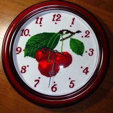 Работа «часы вишенки»