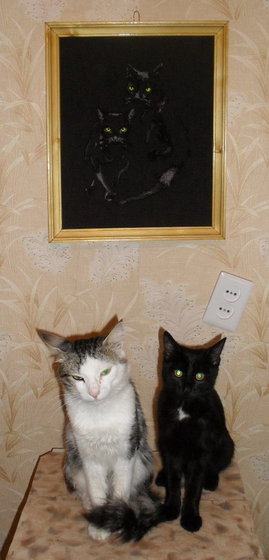 Работа «Кошки»