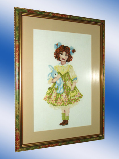 Работа «Кукла с зайцем»