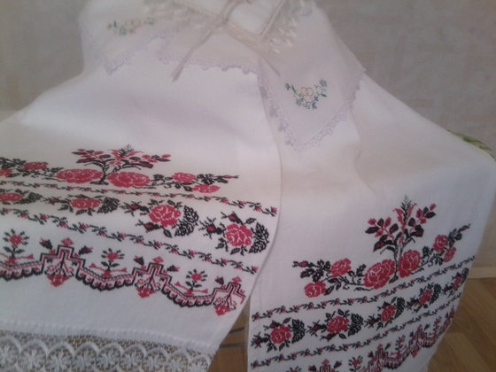 Работа «свадебный рушник»