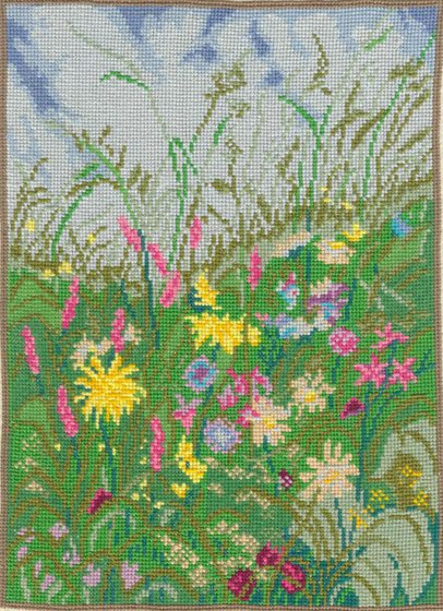 Работа «Луговые цветы»