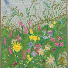 Работа «Луговые цветы»