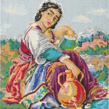 Работа «Девушка с кувшином»