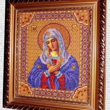 Работа «Богородица Умиление (бисер)»