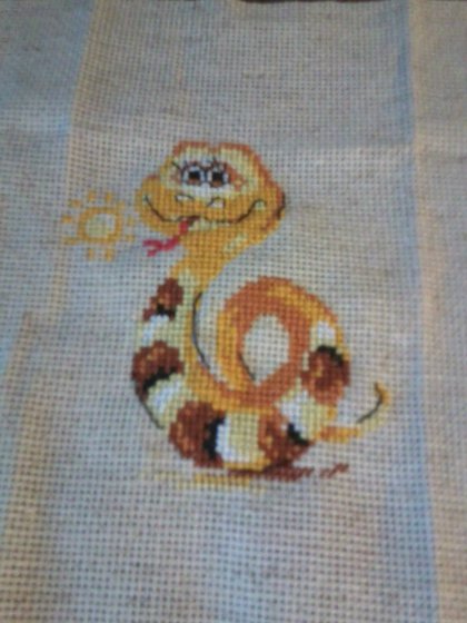 Работа «добрая змейка»