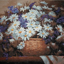 Работа «Ромашки в корзине»