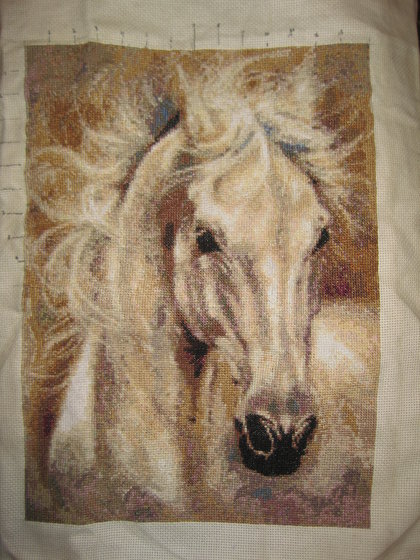 Работа «Белая лошадь»