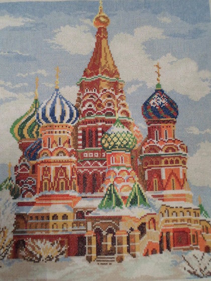 Работа «Храм Василия Блаженного»