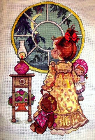 Работа «Луна за окном»