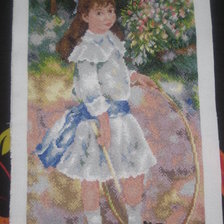 Работа «Девочка с обручем»