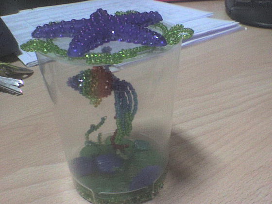 Работа «поделка из бисера рыбка»