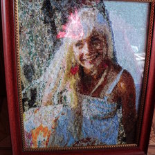 Работа «Портрет дочерт(первый эксперемент)»