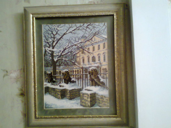 Работа «Пейзаж со львами  (СПБ)»