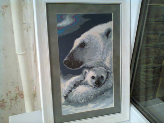 Работа «Медведица с младенцем»