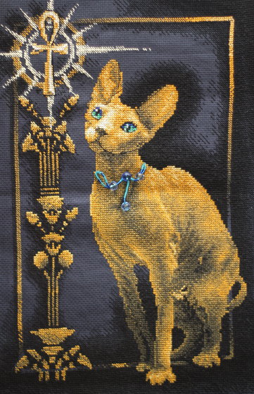 Работа «Кошка и свеча»