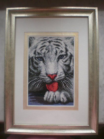 Работа «Белый тигр (2 вариант)»