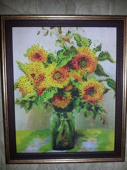 Работа «Цветы»