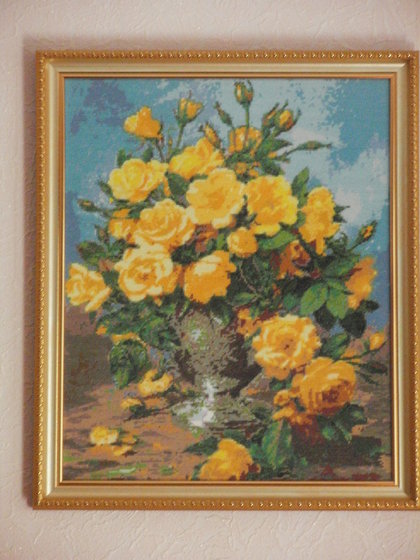 Работа «Желтые розы.»