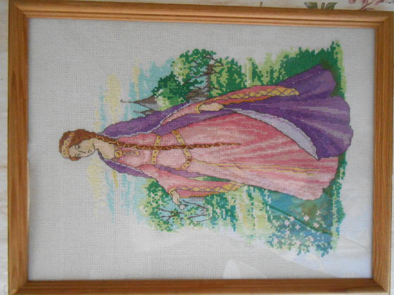 Работа «Средневековая красавица»