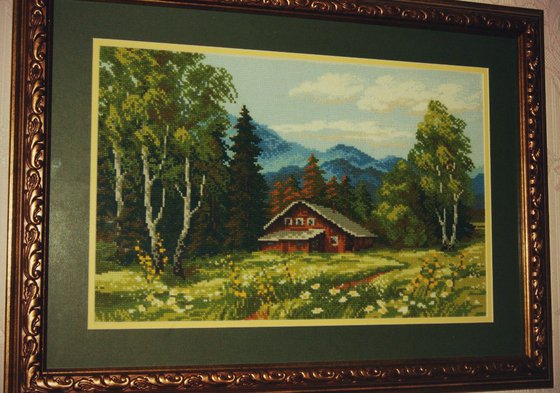 Работа «Домик в лесу»