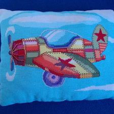 Работа «подушка для внука»