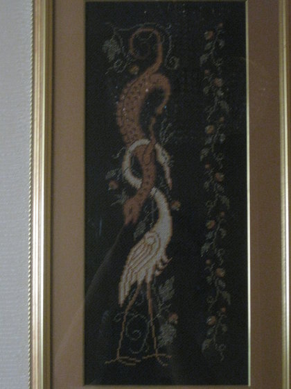 Работа «Журавль и ящерица»