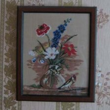 Работа «Цветы в вазе»