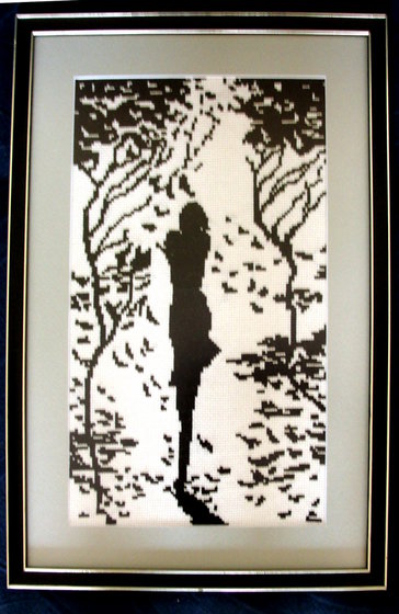 Работа «одинокая девушка»