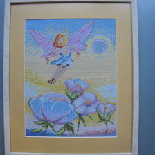 Работа «Эльф в цветах»