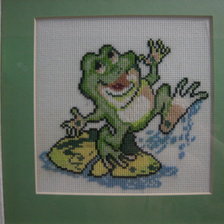 Работа «веселый  лягушонок»