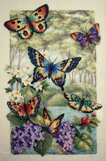 Работа «Лес бабочек»