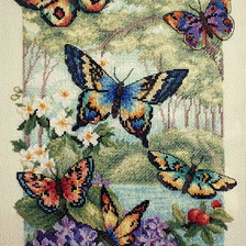 Работа «Лес бабочек»